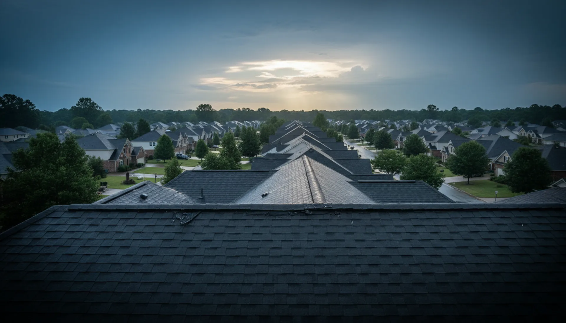 CCR storm restoration project in Alpharetta